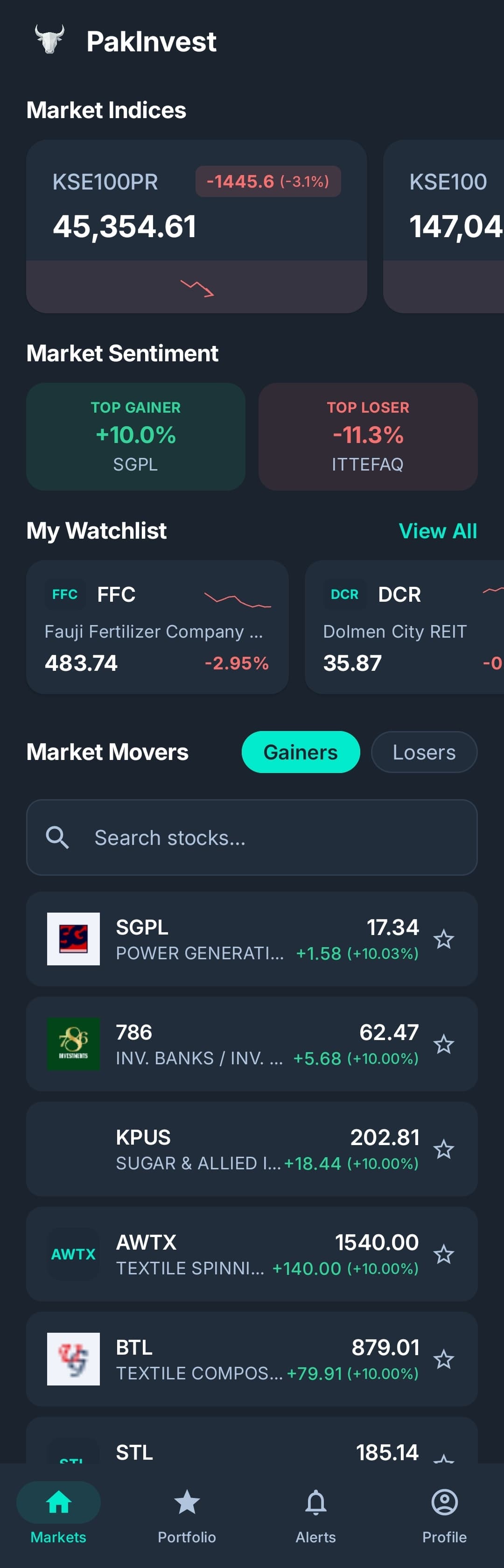 PakInvest screenshot 1